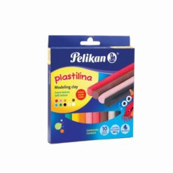 PLASTILINA C/10 BARRAS COL SURT PELIKAN