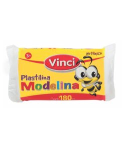PLASTILINA AMARILLA VINCI 180G.MODELINA
