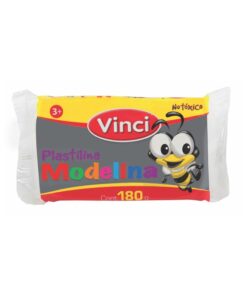 PLASTILINA GRIS VINCI 180G.MODELINA