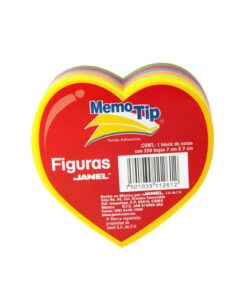 NOTAS ADHESIVAS CORAZON