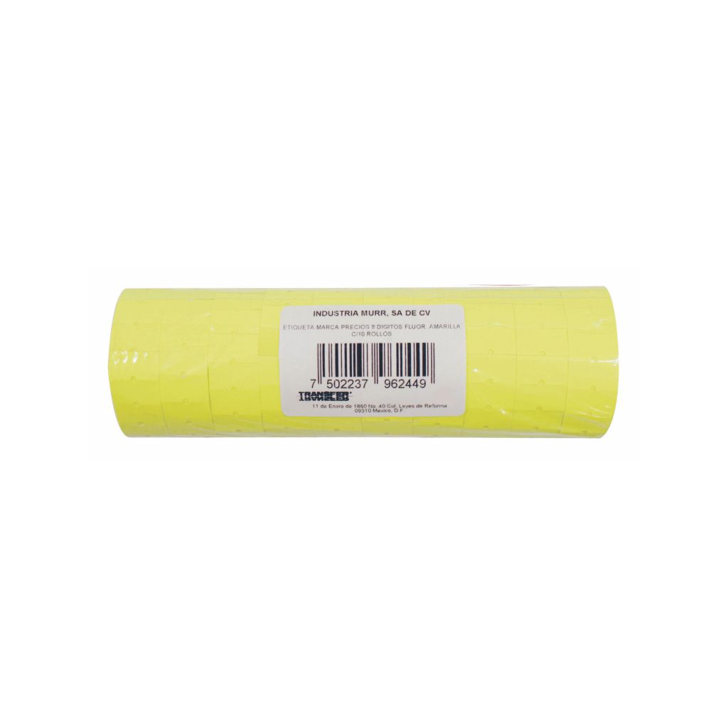 ROLLO ETIQUETA AMARILLO Copavisa