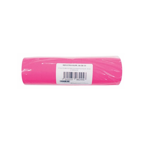 ROLLO ETIQUETA ROSA