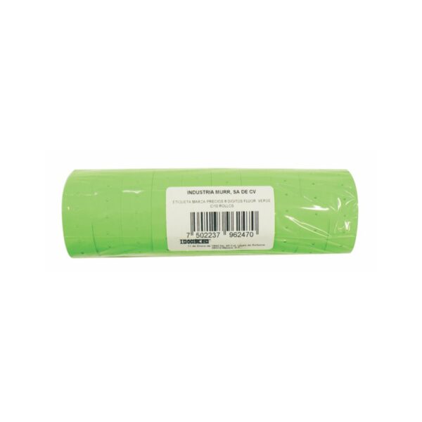 ROLLO ETIQUETA VERDE