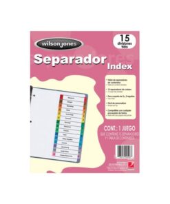 SEPARADOR INDEX WILSONJONES P1365