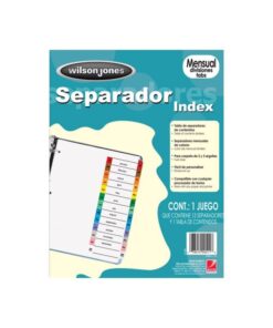 SEPARADOR SEPARADOR INDEX MENSUAL