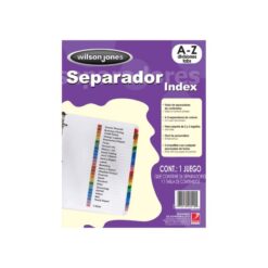 SEPARADOR INDEX A-Z WILSONJONES