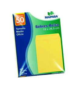 SOBRE MP 606 MANILA 1/2 OFICIO