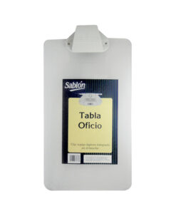 TABLA C/CLIP SABLON 3363 OFICIO CRISTAL