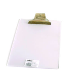 TABLA CLIP T/OFICIO PLASTICO TRANSPARENTE