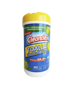 TOALLAS HUMEDAS CLEANDEX C/80 20X20CM