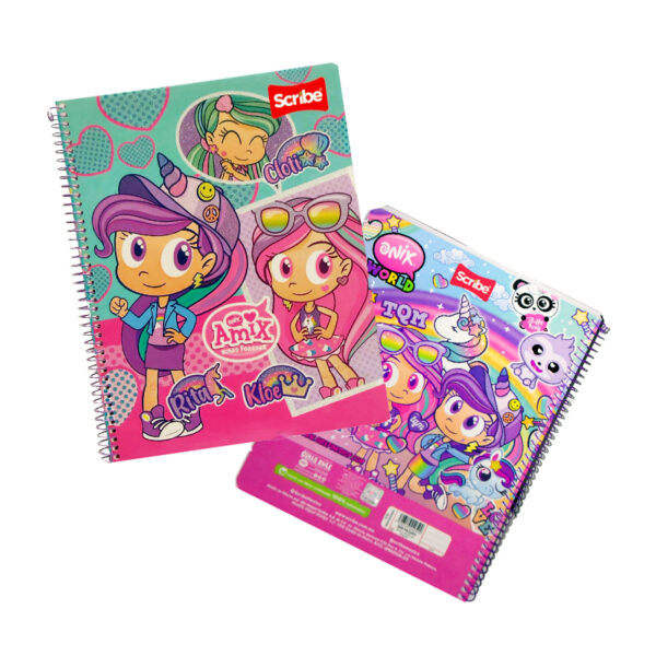 CUADERNO RAYA 100HJS 7190 ONIX SCRIBE PROF.