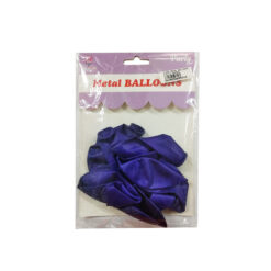 GLOBO METAL BALLOONS C/8PZ MORADO