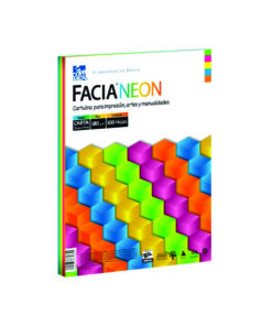 CARTULINA FACIA NEON MIX