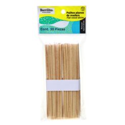 PALITO PLANO LARGO 30PZA.