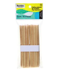 PALITO PLANO LARGO 30PZA.