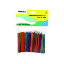 PALITO PLANO CORTO 150PZA.