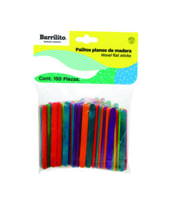 PALITO PLANO CORTO 150PZA.