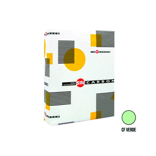 PAPEL AUTOCOPIA CF VERDE