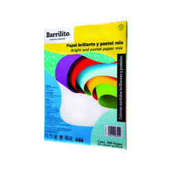 PAPEL BRILLANTE Y PASTEL MIX