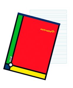 BLOCK CARTA RAYA CON 80 HOJAS ESTRELLA