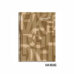 LIBRETA CON INDICE DE 144 HOJAS RAYADA
