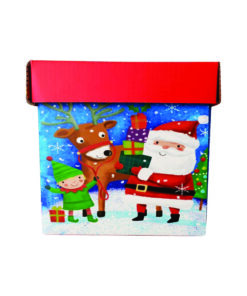 CUBO NAVIDEÑO 15 X 15 CM