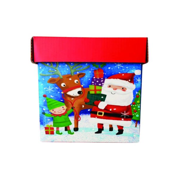 CUBO NAVIDEÑO 15 X 15 CM