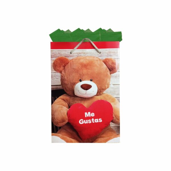 BOLSA DE REGALO OSO CORAZÓN