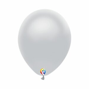 GLOBO N.9 METALICO PLATA