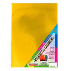 CARTULINA METALICA LISA DORADO