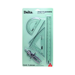 EQUIPO GEOMETRICO 5 PIEZAS