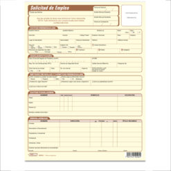 FORMA SOLICITUD DE EMPLEO CARTA