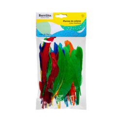 PLUMAS DE COLORES C/60