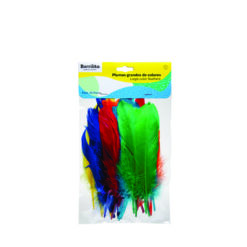 PLUMAS DE COLORES GRANDES
