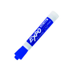 MARCADOR EXPO PLASTICO COLOR AZUL