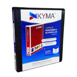 CARPETA 3 ARGOLLAS 1" NEGRO