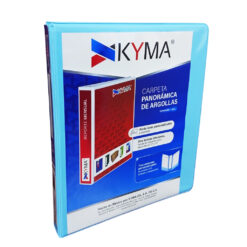 CARPETA 3 ARGOLLAS 1" AZUL CIELO