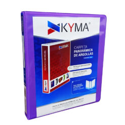 CARPETA 3 ARGOLLAS 1" MORADO