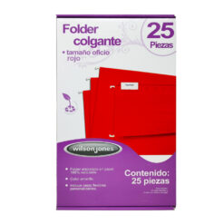 ARCHIVO COLGANTE ROJO