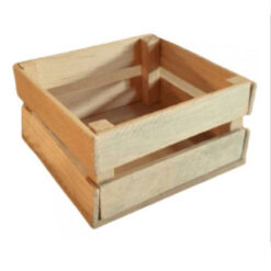HUACAL DE MADERA 10 X 10 CM
