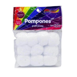 POM PON N. 50 BLANCO