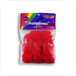 POM PON N. 50 ROJO