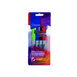 MARCADOR SIGNAL BRUSH C/4