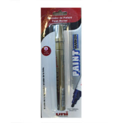 MARCADOR UNI PAINT PLATA