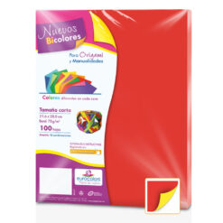 PAPEL BICOLOR ROJO-AMARILLO
