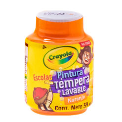 PINTURA TEMPERA NARANJA