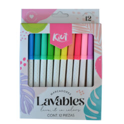 MARCADORES LAVABLES CON 12