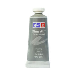 PINTURA OLEO METALICO PLATA