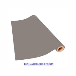 PAPEL AMERICA GRIS 0.7 X 5 MTS