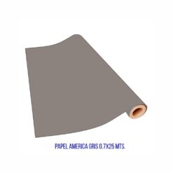 PAPEL AMERICA GRIS 0.7 X 25 MTS